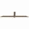 Ekena Millwork Eugene Smooth Timber Gable Bracket, Douglas Fir, 96"W x 24"H x 1 1/2"D x 5 1/2"F, 6/12 Pitch GBW096X24X0206EUG00SDF - alternate 4